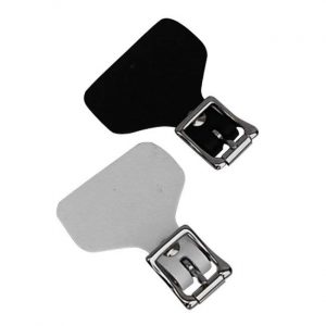 Leather Pad Buckles Mushroom Shape (Pair)